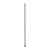 pole22-0800at Patlite Silver Threaded Pole for use with LR, SL, SK, SF, NE-A, NE-IL Series