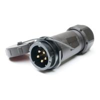 304-742 RS PRO Industrial Circular Connector, 5 Contacts, In-Line Cable Mount, SY21 Connector, Socket, Male, IP67, SY21 Series