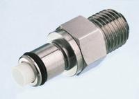 mcd2402bspt Colder Products Hose Connector, Straight Threaded Coupling, BSPT 1/8in, 17.3 bar