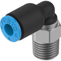 npqe-l-r18-q4-f1a-p10 Festo NPQE-L Series Push-in Fitting, Push In 4 mm to Push In 4 mm, Threaded-to-Tube Connection Style,