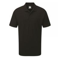 1130-10bxl Orn 1130 Black Cotton, Polyester Polo Shirt, UK- XL