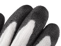 11735100 Ansell Hyflex White Nylon Work Gloves, Size 10, Polyurethane Coating