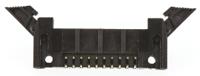 t816120a1r101ceu Amphenol Communications Solutions T816 Series Right Angle Through Hole PCB Header, 20 Contact(s), 2.54 mm Pitch, 2 Row,