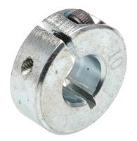 145-654 RS PRO Shaft Collar, One Piece, Clamp Screw, Bore 10mm, OD 24mm, W 9mm, Steel