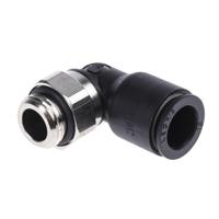 3199-10-13 Legris LF3000 Series Elbow Threaded Adaptor, G 1/4 Male to Push In 10 mm, Threaded-to-Tube Connection Style
