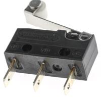 db2c-b1rc ZF Roller Lever Micro Switch, Tab Terminal, 10.1 A @ 250 V ac, SPDT