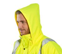 184-5966 RS PRO Yellow Unisex Hi Vis Traffic Jacket, 3XL