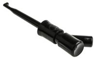 973501100-kleps-2-bu-black Hirschmann Test & Measurement Black Hook Clip with , 6A, 30 V ac, 60 V dc, 2mm Socket