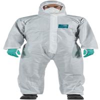 wh18t-00111-04 Ansell White Coverall, EN 1073-2, EN 1149-5, EN 14126, L