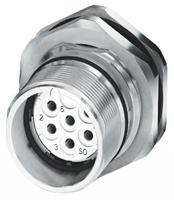 1619851 Phoenix Contact Circular Connector, 6 Contacts, Panel, M23 Connector, Plug, Female, IP67, CA Series