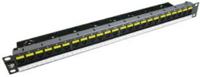 182080372 Molex Premise Networks Cat5e 24 Port RJ45 RJ Patch Panel UTP 1U