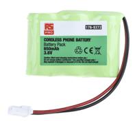 176-9372 RS PRO 3.6V NiMH Rechargeable Battery Pack, 650mAh - Pack of 1