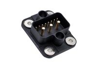 spmd-10pfmc-qsd7001 Amphenol Industrial, PWMD Series Female to Male 11 Way Battery Connector, Panel Mount