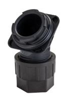 1411351 Phoenix Contact HC-D-G-M25-PLRBK Series Black Polyamide Cable Gland, M25 Thread, 9mm min., 17mm max., IP66