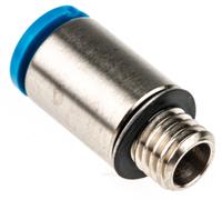 qsm-m7-6-i-r Festo QS Series Straight Threaded Adaptor, M7 Male to Push In 6 mm, Threaded-to-Tube Connection Style, 133007