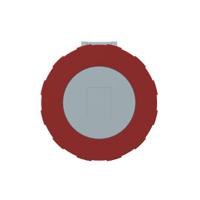 2cma167396r1000 Amphenol Industrial, 2CMA1 IP67, IP69 Red Panel Mount 3P+N+E Industrial Power Socket, Rated At 63A, 415 V