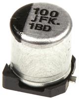 eeefk0j101ur Panasonic 100μF Aluminium Electrolytic Aluminium Electrolytic Capacitor 6.3V dc, Surface Mount - EEEFK0J101UR