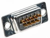 473-896 RS PRO 9 Way Panel Mount D-sub Connector Socket, 2.74mm Pitch