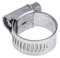 145-0267 RS PRO Stainless Steel Hex Screw Worm Drive, 12mm Band Width, 16 → 22mm ID