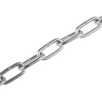752-408 RS PRO Zinc Plated Steel Chain, 10m Length, 37 kg Lifting Load