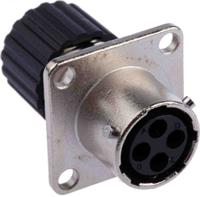 tnm0s10-0004s1l-192993-0031 ITT Cannon Circular Connector, 4 Contacts, Panel, Standard Connector, Socket, Female, IP67, Trident Neptune Metal Series