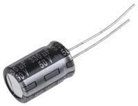 eca1hhg331 Panasonic 330μF Aluminium Electrolytic Capacitor 50V dc, Radial, Through Hole - ECA1HHG331