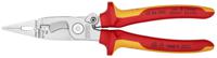 13-96-200 Knipex Combination Pliers, 200 mm Overall, Straight Tip, VDE/1000V