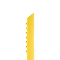 551m0003yl Notrax Yellow Edge Protector Strip Nitrile Rubber Bevels, Ribbed Finish 101cm x 6cm x 19mm