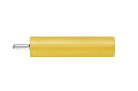 lb-4-15-s-ni-5-ge Schutzinger Yellow Female Banana Socket, 4 mm Connector, PC Pin Termination, 20A, 1000V, Nickel Plating