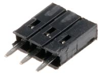 251-8187 RS PRO Straight Through Hole Mount PCB Socket, 3-Contact, 1-Row, 2.54mm Pitch, Solder Termination