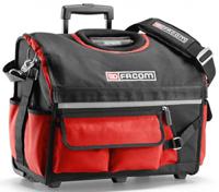 bsr20pb Facom Polyester, Polypropylene Wheeled Bag with Shoulder Strap 550mm x 360mm x 440mm
