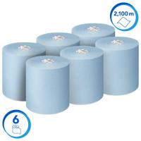 6692 SCOTT Scott Essential () Rolled Blue Hand Towels, 19.8 cm x 350 m, 6 Sheets
