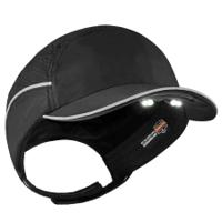 23368 Ergodyne Black Standard Peak Bump Cap, Foam Protective Material