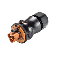 9603241514 Wieland RST CLASSIC Series Connector, 3-Pole, Male, 3-Way, Push-In, 20A, IP66, IP68, IP69