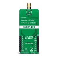 mikroe-4618 MikroElektronika LR 5 Click 32001409, TXB0106 LoRa Add On Board for mikroBUS socket 902 → 928MHz MIKROE-4618