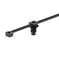 156-00200-t120ift9-pa66hirs-bk HellermannTyton Cable Tie, 150mm x 4.6 mm, Black Polyamide, Pk-100