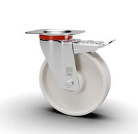 631-161 RS PRO Swivel Castor Wheel, 170kg Capacity, 125mm Wheel