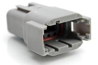 atm04-08pa Amphenol Industrial, ATM Automotive Connector Socket Grey Cable Mount 8 Way, Crimp Termination ATM04-08PA