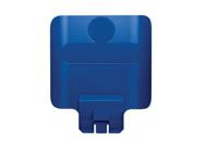 2007909 Rubbermaid Commercial Products 298.5mm Blue Polypropylene Waste Bin Lid for Slim Jim Recycling Station Lid Inserts,
