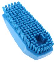 64403 Vikan Hard Bristle Blue Scrubbing Brush, 17mm bristle length, PET bristle material