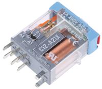 c12a21x230a Releco PCB Mount Power Relay, 230V ac Coil, 5A Switching Current, DPDT