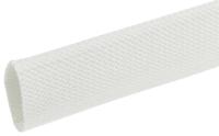 668-1258 RS PRO Braided Fibreglass Natural Cable Sleeve, 20mm Diameter, 5m Length