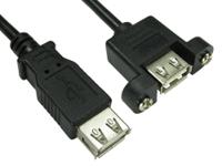 286-3698 RS PRO USB 2.0, Female USB A to Female USB A, 480Mbps, 0.1m