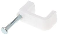 233-590 RS PRO White PE Rectangular cable clip