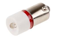 210-636 RS PRO Red LED Indicator Lamp, 48V ac/dc, BA9s Base, 10mm Diameter, 990mcd