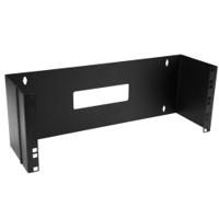 wallmounth4 StarTech.com Black 4U Steel Bracket , with 2-Post Wall Mount Frame