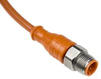 18230-prst-4-0710-m Lumberg Automation Male 4 way M12 to Female Free End Sensor Actuator Cable, 10 m