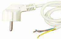 279-6312 RS PRO Right Angle CEE 7/7 Plug to Unterminated Power Cord, 2m