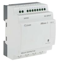 88970021 Crouzet Millenium 3 Series Logic Module, 24 V dc Supply, Relay Output, 8-Input, Analogue, Digital Input