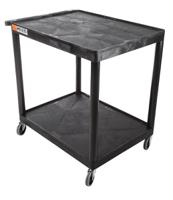 225-6003 RS PRO 2 Shelf PE Trolley Trolley, 810 x 610mm, 180kg Load